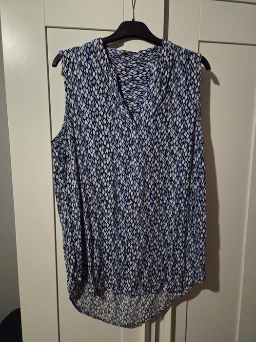 Bluzka koszula bez rękawków przewiewna