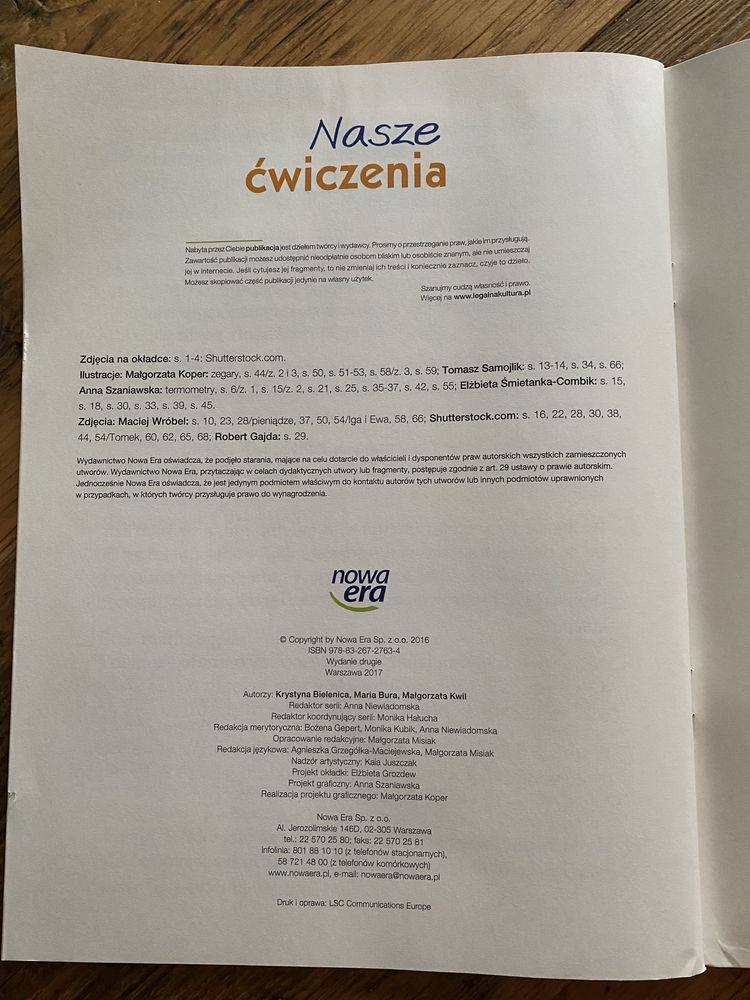 Nasze ćwiczenia matematyka klasa 3 część 1