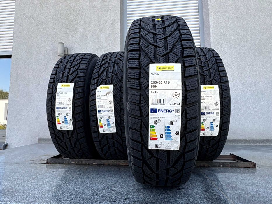 Zimowa 205/60R16 Kormoran SNOW prod. 2025 rok D,C,72db gwarancja 5 lat