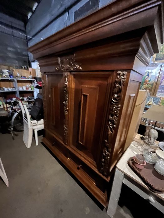 Szafa Dębowa Stara Antyk Vintage Okazja ! Pojemna !