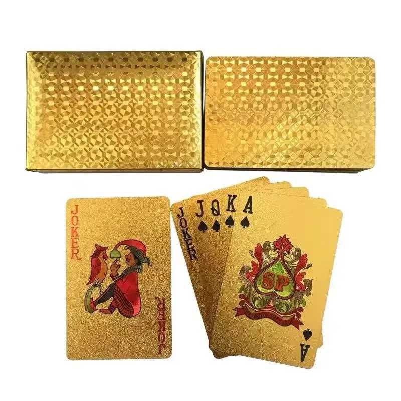 Карты пластиковые Gold (54 листа)