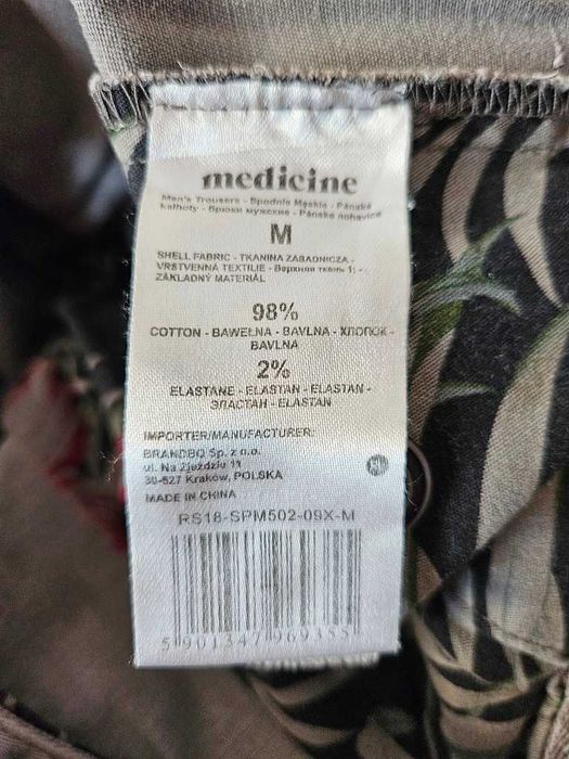 Spodnie męskie, joggery Medicine, roz. M, w bdb stanie - jak nowe !!!