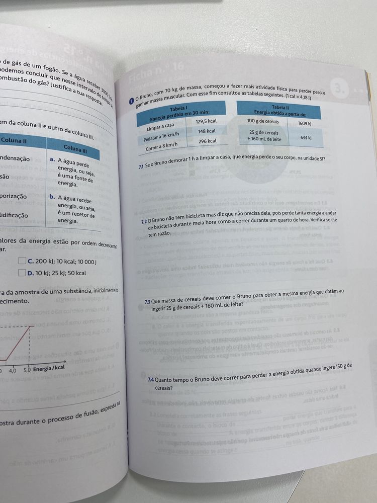 Caderno de atividades de 7 ano FQ