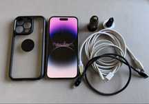 iPhone 14 Pro 256 GB DEEP PURPLE - idealny (Dual SIM)