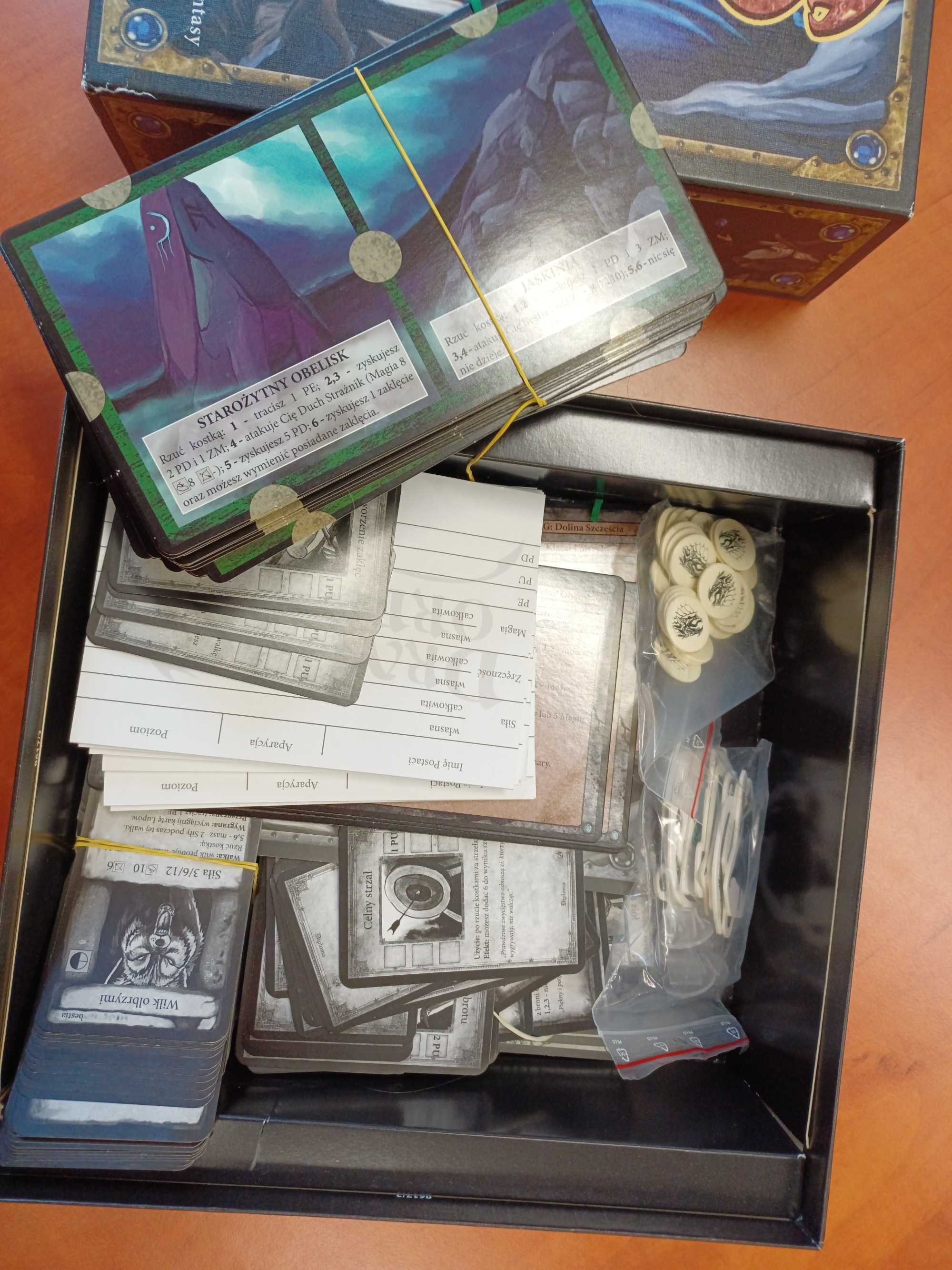 Gra planszowa Dragon's Ordeal - przygodowa gra fantasy kolekcjonerska