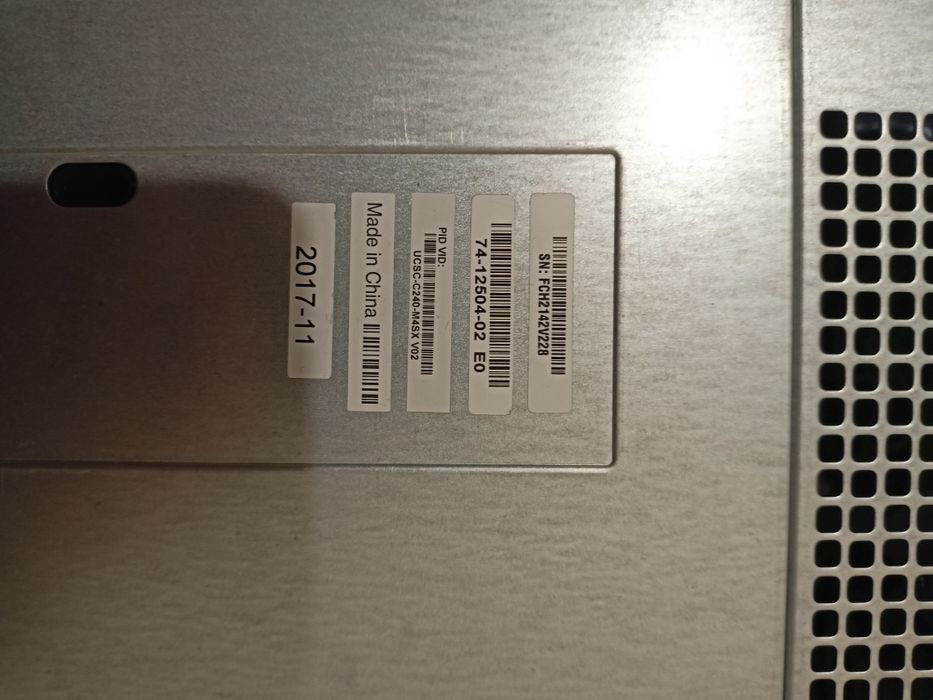 Serwer Cisco UCS C240 M4, 512 GB RAM DDR4, 2x Intel Xeon