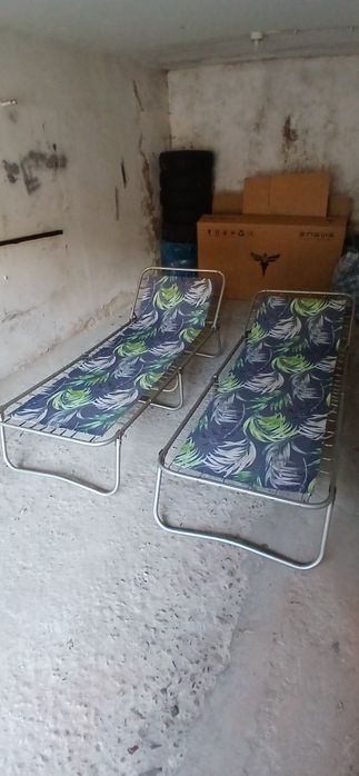 Łóżka turystyczne polowe PRL