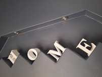 Home b n k b. Jjjjn napis czarny dekoracja. styropian salon