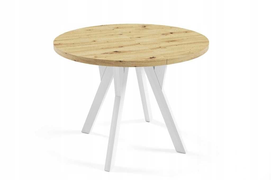 Rozkładany stół okrągły ORIO (100/200 cm) LAMINAT