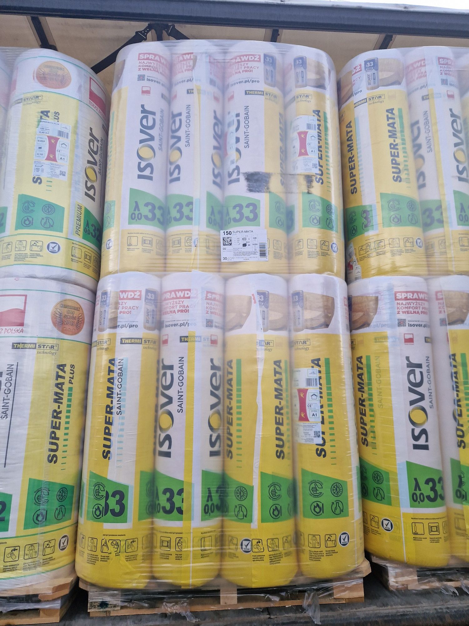 Isover wełna mineralna Profit Mata 035 15 cm za metr 36/170 transport