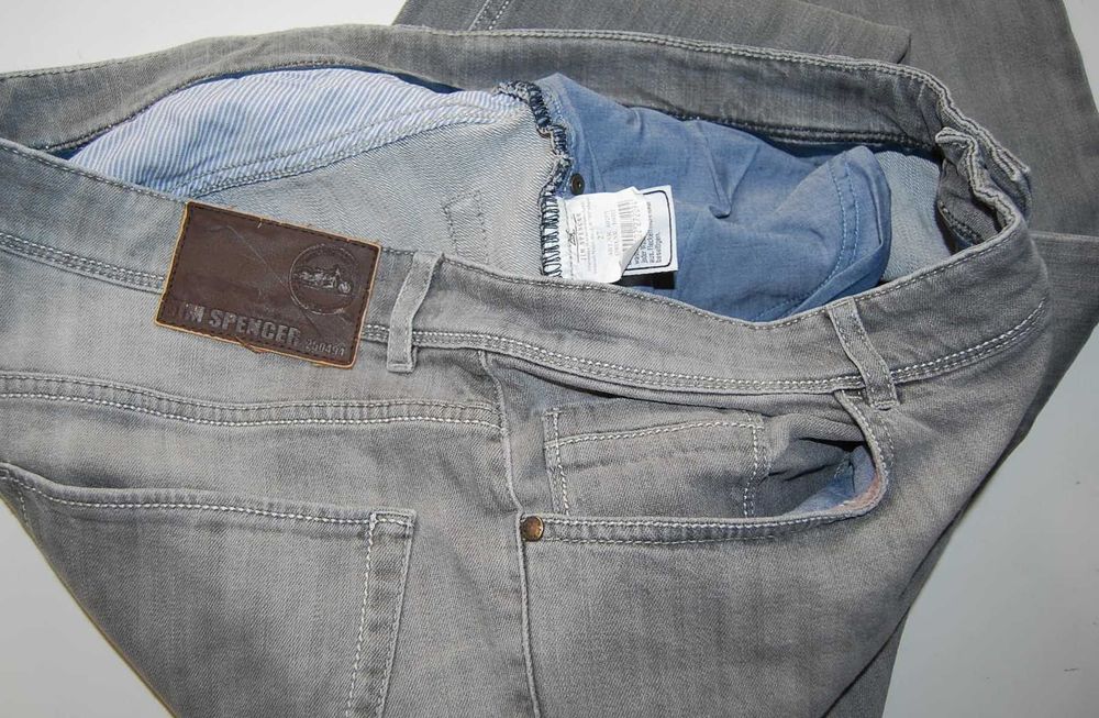 JIM SPENCER 27 W40 L33 PAS 102 jeansy męskie proste stretch