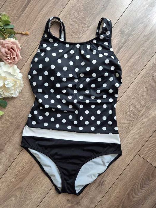 Strój kąpielowy grochy 44 bonprix