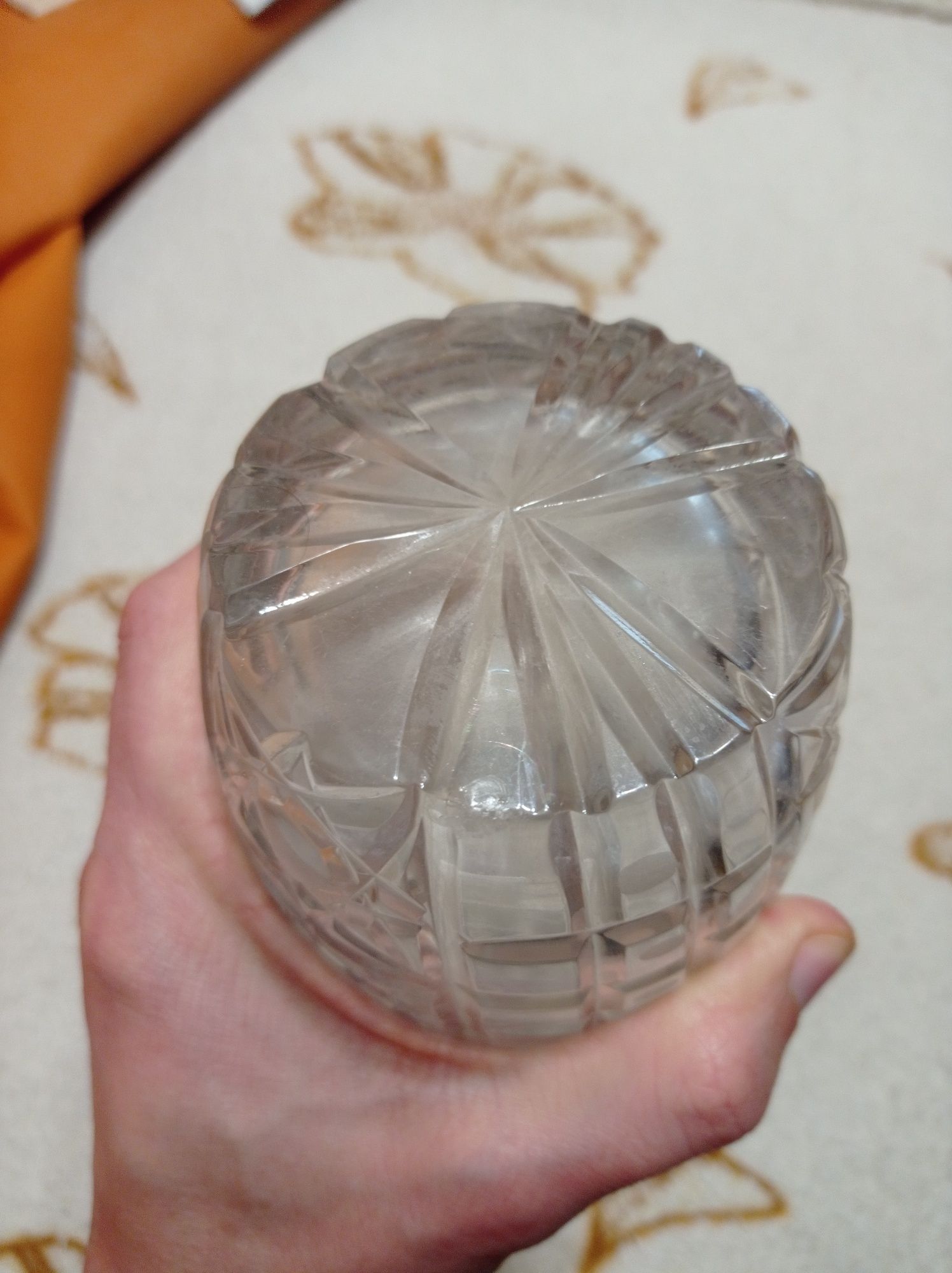 ваза хрустальная с серебром СССР