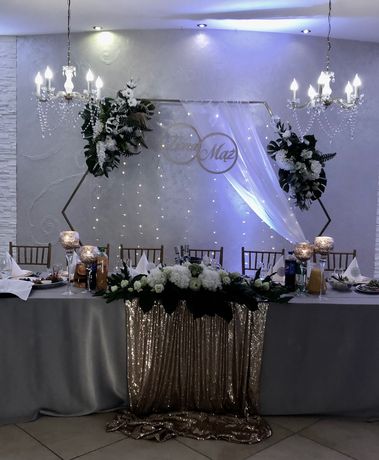 Ścianka weselna  dekoracyjna heksagon