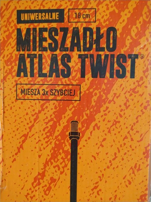 Mieszadło Atlas TWIST duże 18 cm gwint M14