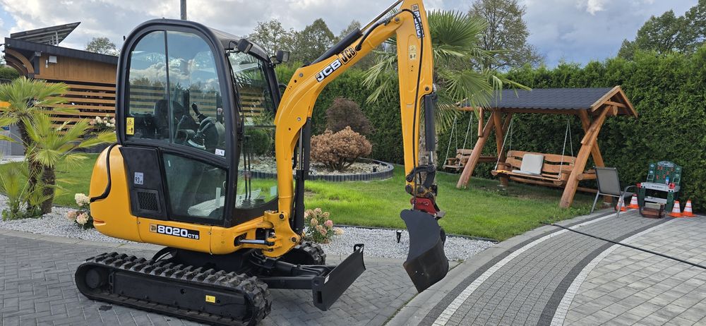 Minikoparka Jcb 8020 2t Long Ramie Szerokie podwozie Mocna koparka