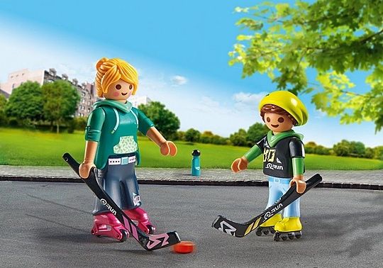 Playmobil figuras Hockey em Patins - Novo