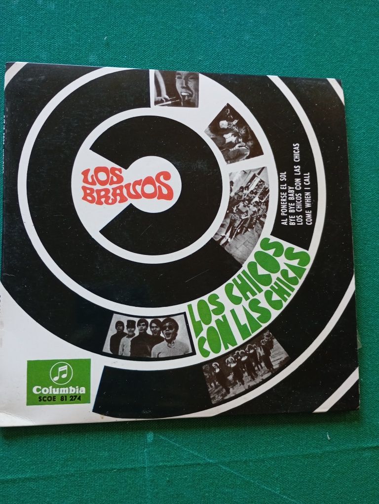 Disco de vinil de "Los bravos"