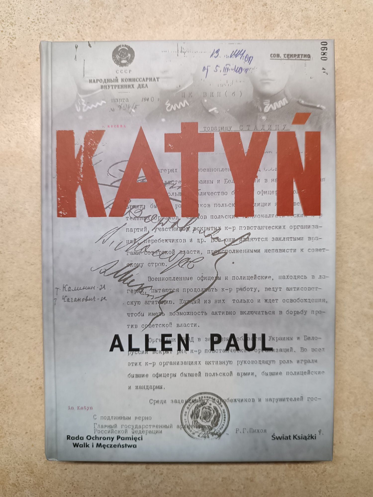 Książka Katyń Allen Paul