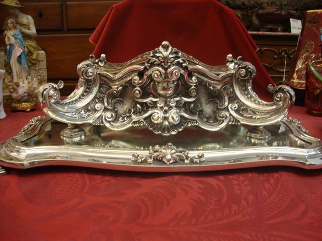 Centro de mesa em prata portuguesa