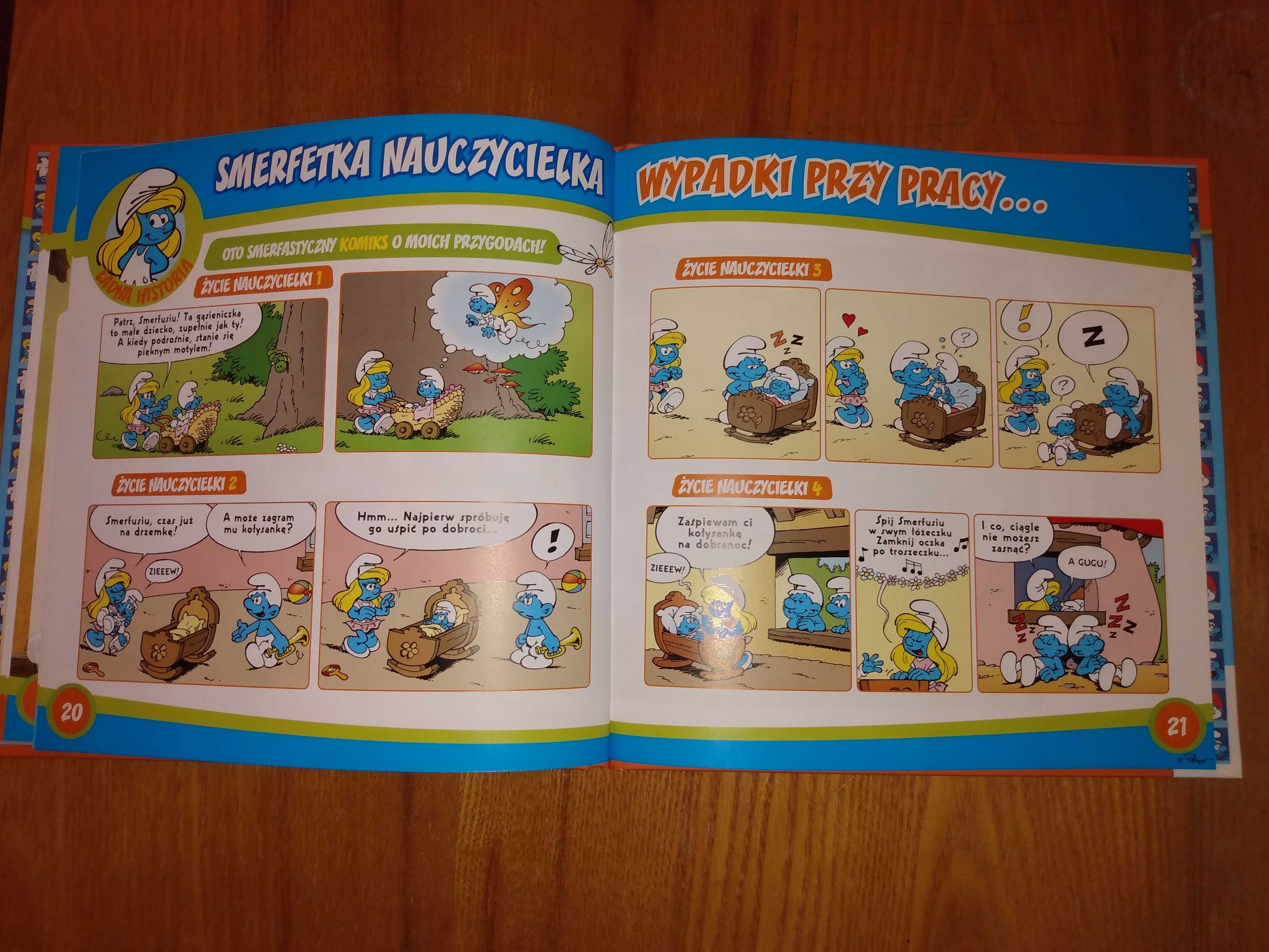Smerfy - książka - poznajemy zawody świata! Nauczycielka