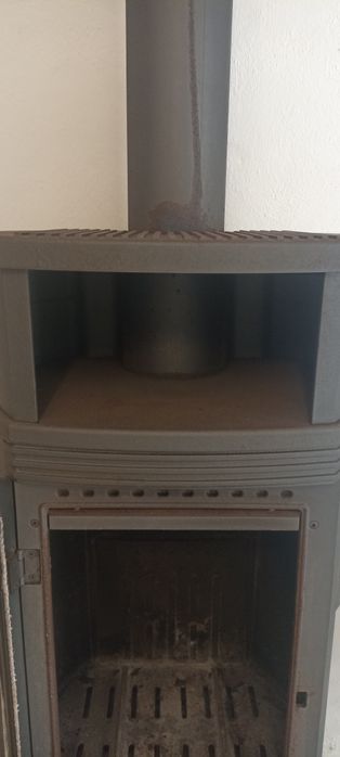 Salamandra ferro fundido a lenha