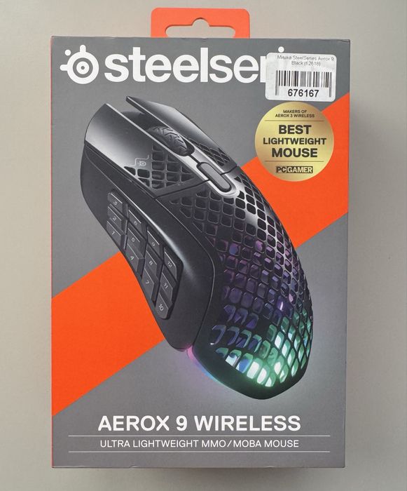 Steelseries Aerox 9 (бездротові, чорний)