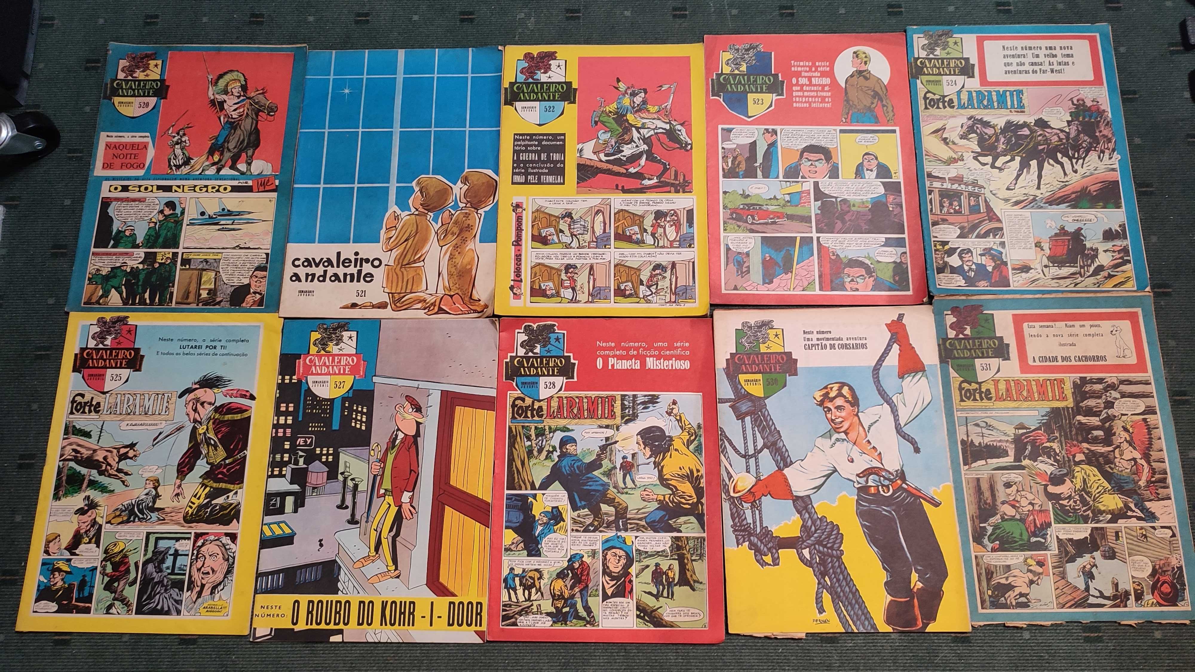 Revistas BD Cavaleiro Andante - Números acima do 500 - cada 3€