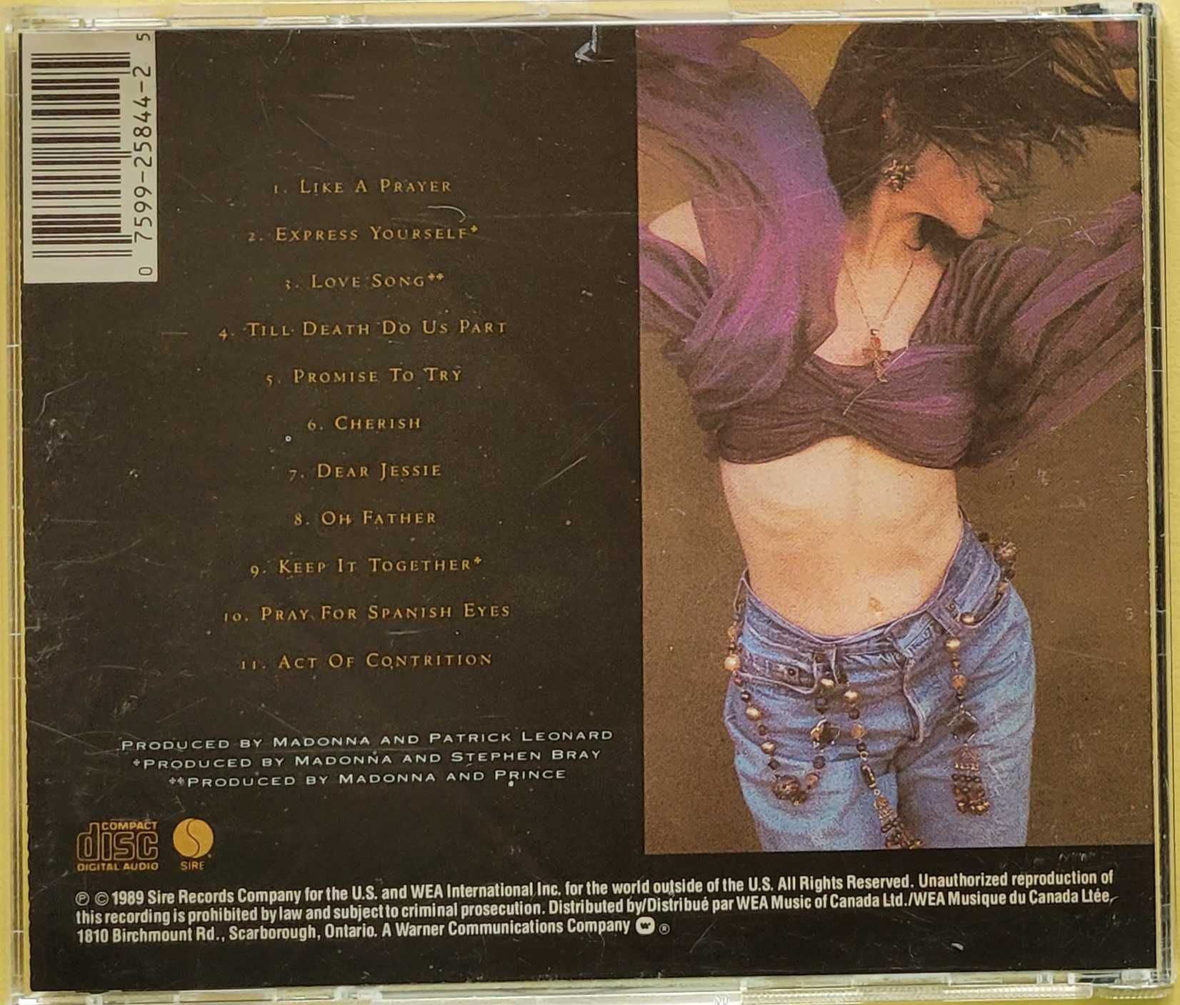 CD Madonna / Like A Prayer
