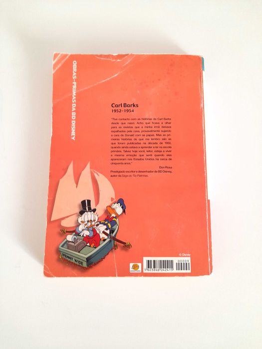 Livro Obras-Primas da BD Disney Carl Barks 1952 a 1954 Volume 9