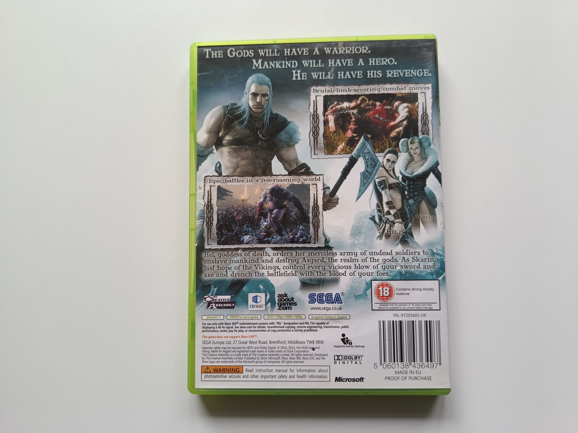Gra Xbox 360 VIKING Battle for Asgard