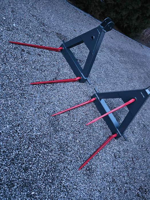 Podnośnik do bel balotów igła ładowacz WIDŁY tuz słoma chwytak na TYŁ