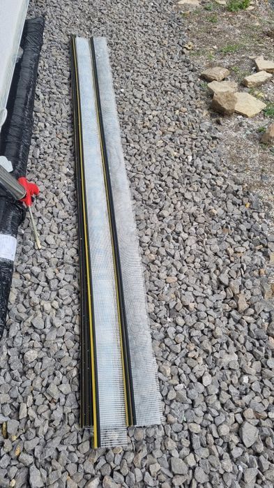 Listwa przyokienna PCV antracyt 2,5mb - 7szt