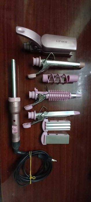 Набор для укладки SCARLETT SC-065 Silver 7 в 1