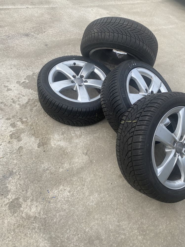 Audi koła 18" opona zima 7mm igły  oryginalne 5x112