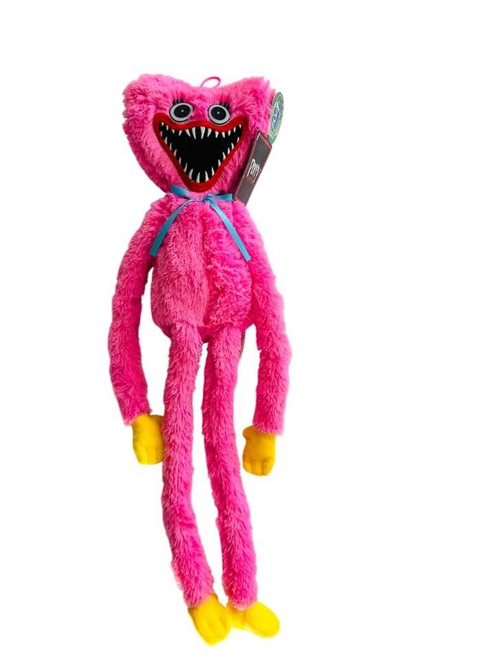 Novidade:Peluche Poppy Playtime Huggy Wuggy Rosa 55cm