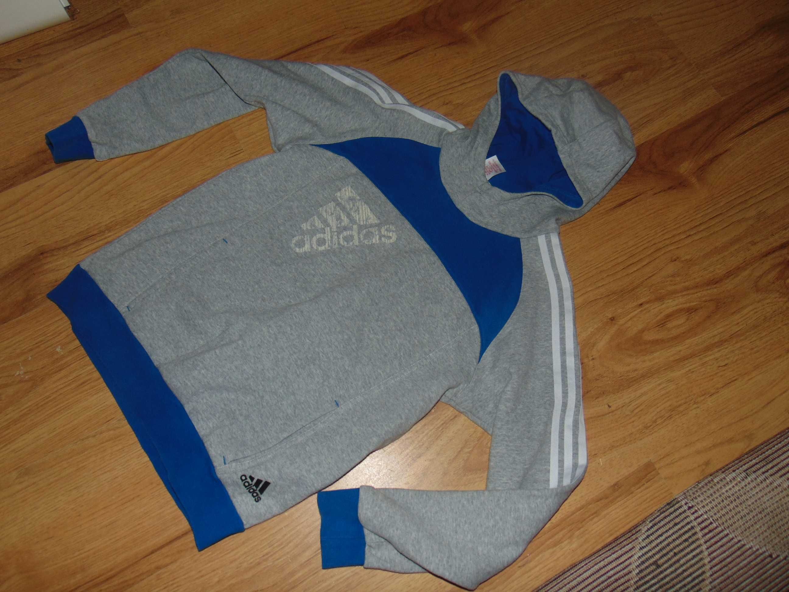 adidas swietna bluza z kapturem 13/14 lat