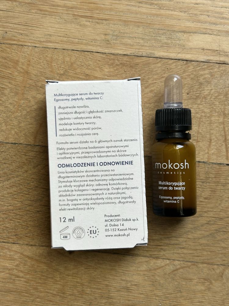 mokosh cosmetics multikorygujące serum do twarzy z witamina c 12 ml