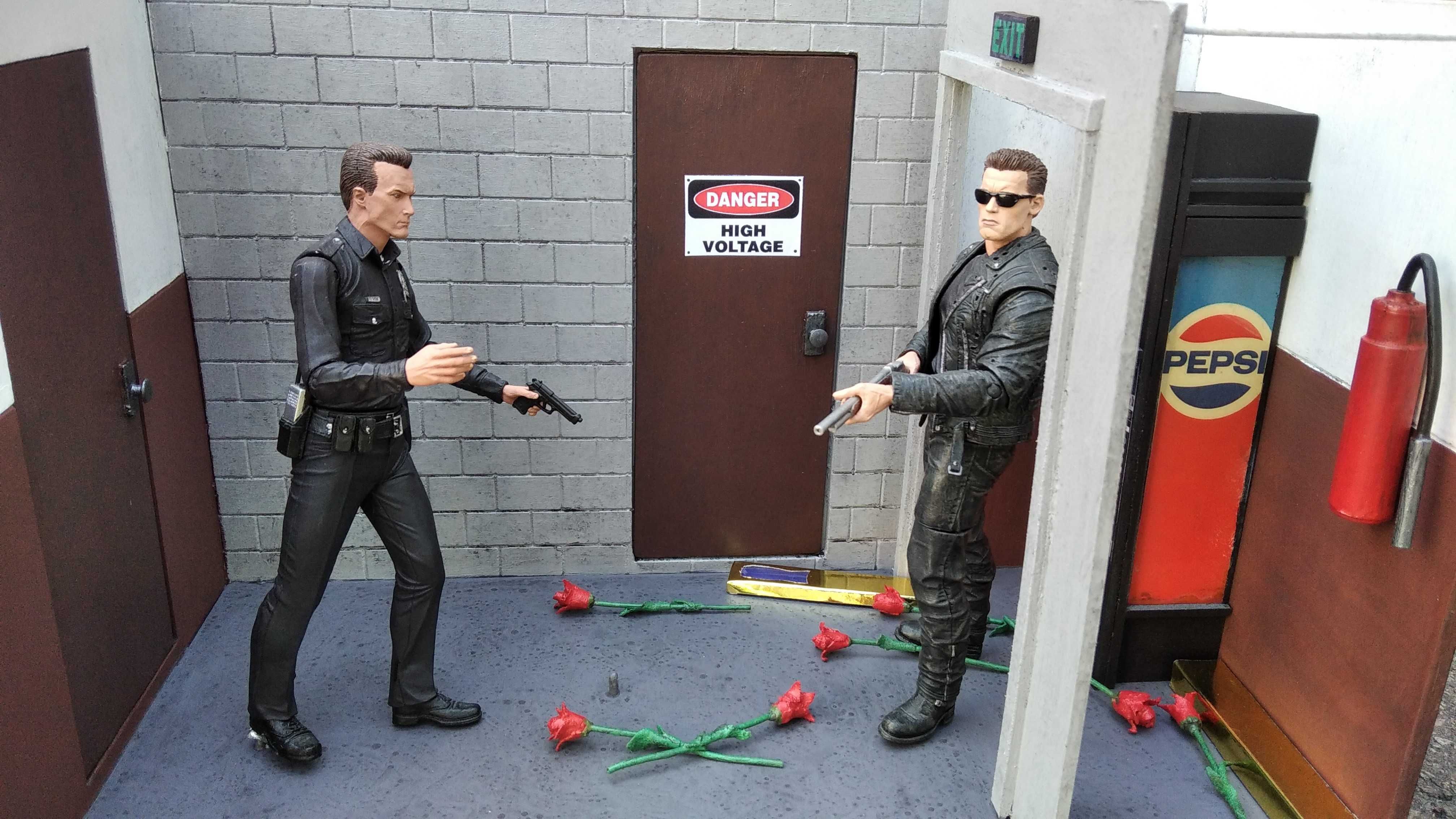 Хищник, Терминатор. Подставки для фигурок NECA Predator Terminator