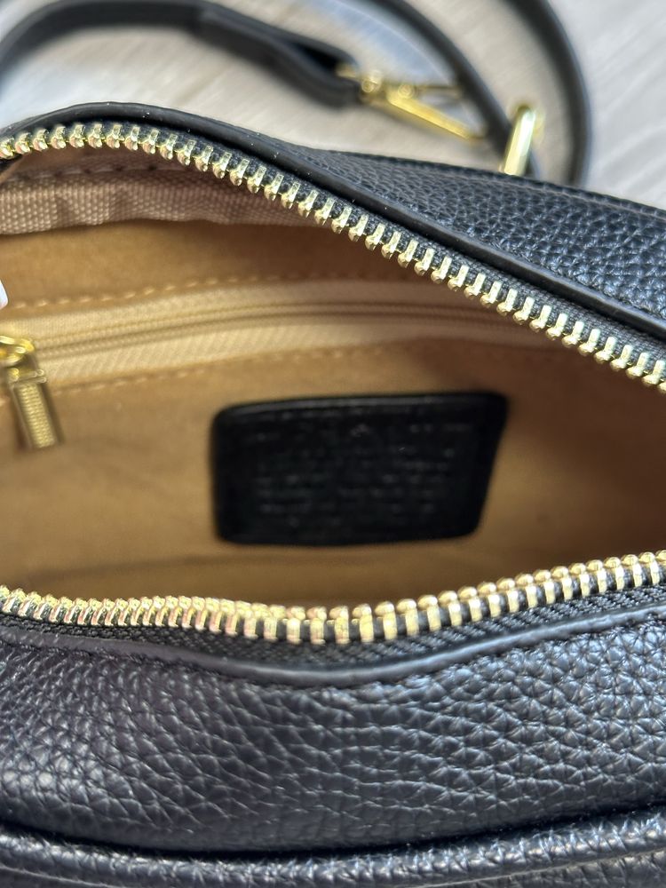 Женская сумка чорноя Coach/Коуч