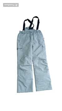 Spodnie narciarskie z szelkami szare męskie dunlop XL