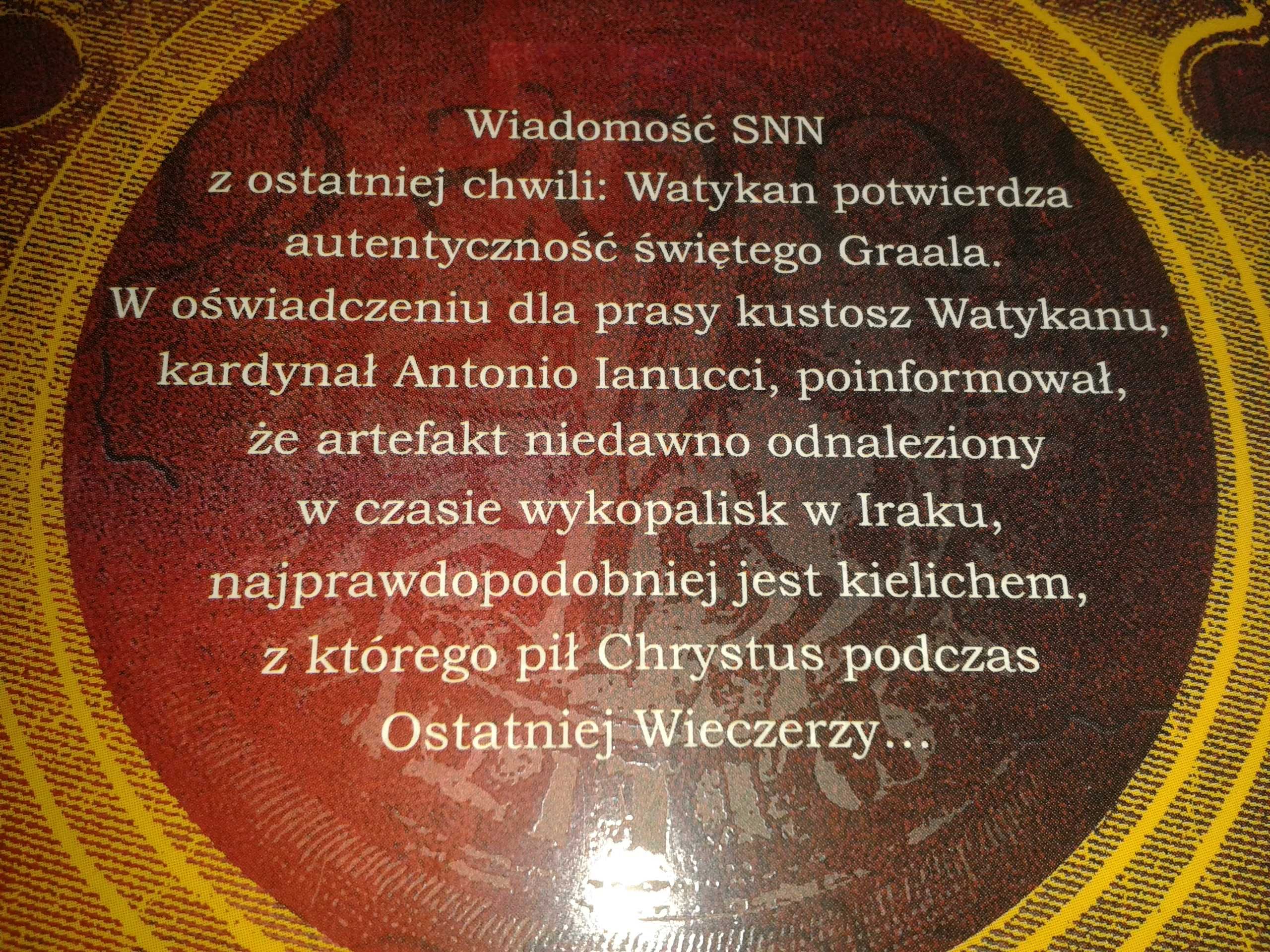 Spisek Graala książka