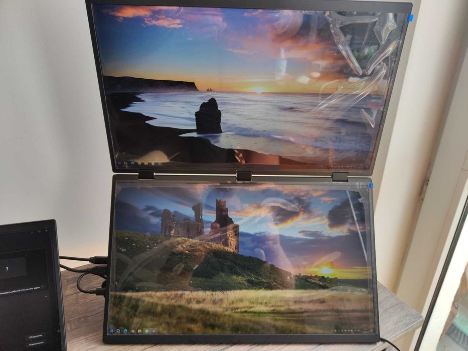 Przenośny składany podwójny monitor UPERFECT 18,5" 100 Hz