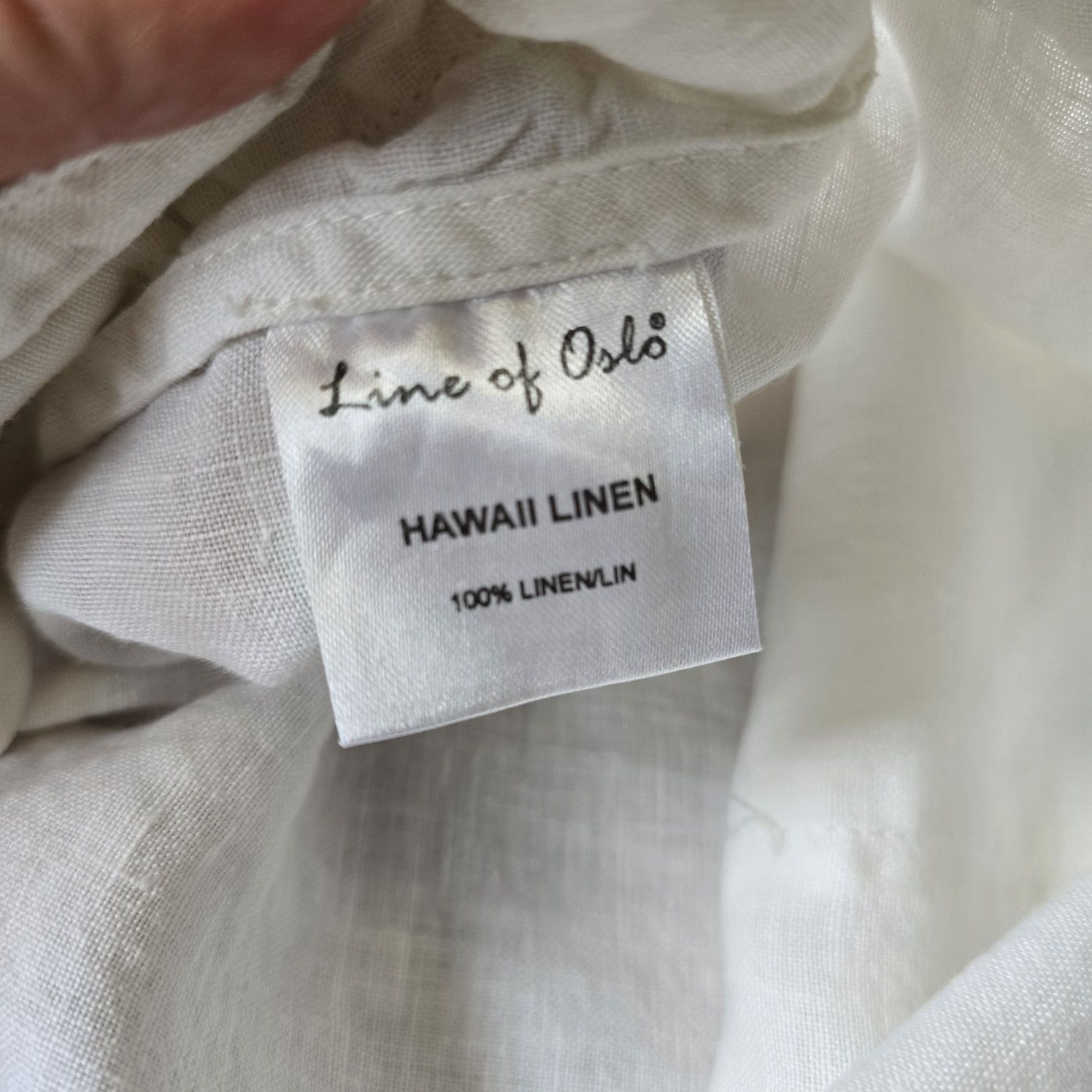 Spodnie Line of Oslo linen len m 38 baggy luźne low