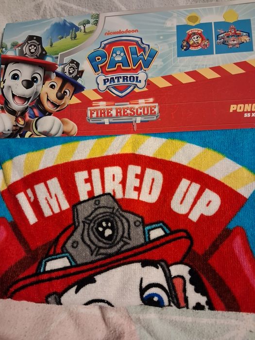 Ręcznik  - ponczo z bajki  psi patrol