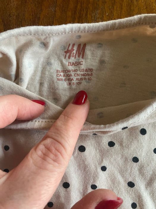 Legginsy ocieplane z meszkiem 2 pary H&M r.134