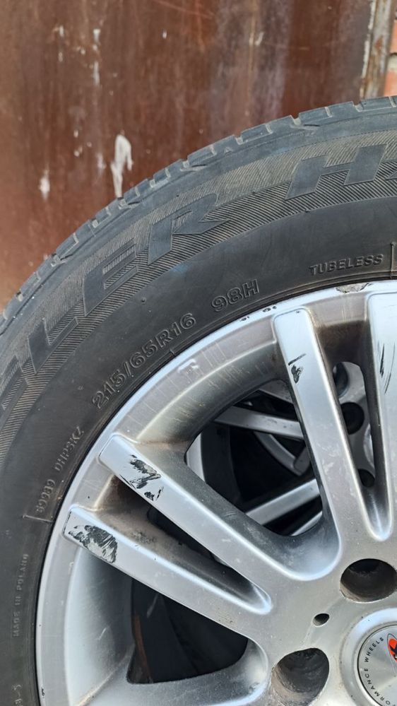 Титани з резиною r16 215/65 Bridgestone