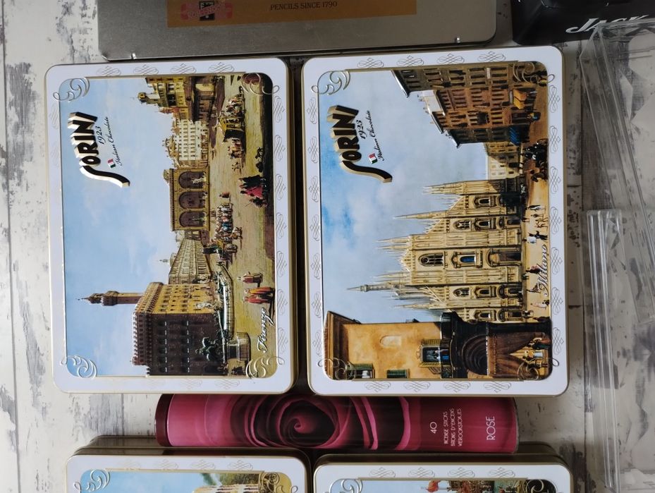 Органайзери металеві жестяні коробки та пластикові