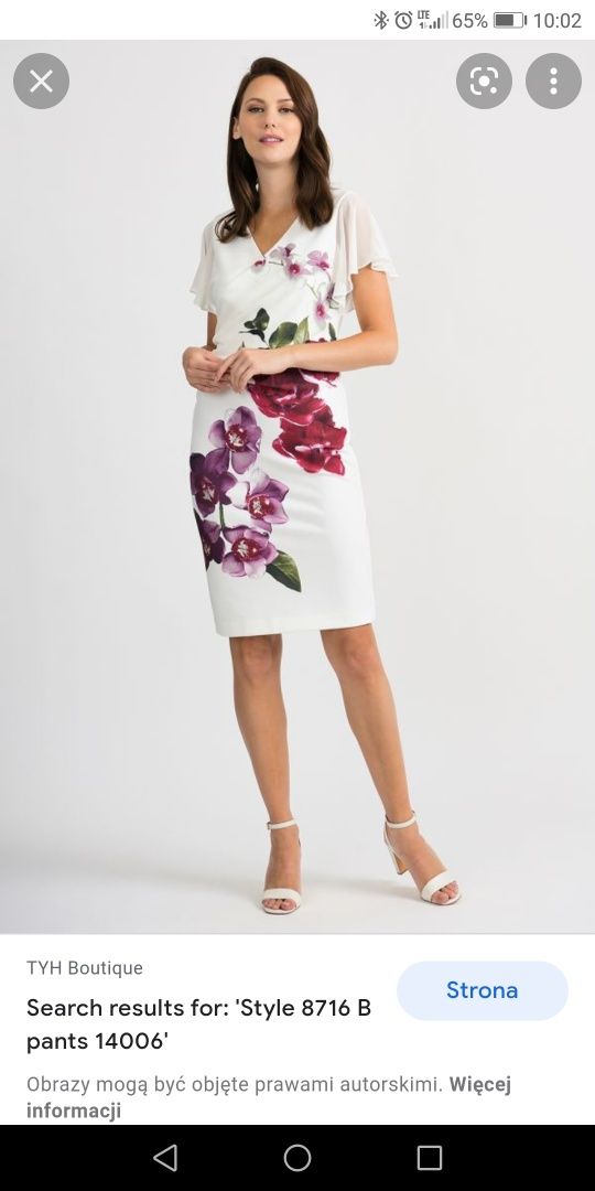 Sukienka Joseph Ribkoff w kwiaty, 8