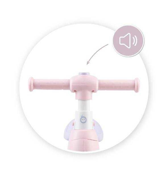 [OUTLET] Momi Tobis Jeździk z Bańkami Światłem i Dżwiękiem Róż